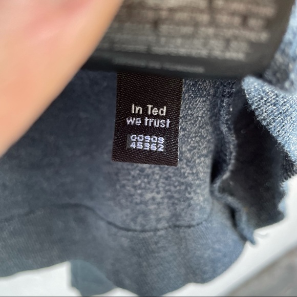 Ted Baker London Men's Long Sleeved Polo size 7 - Picture 8 of 15